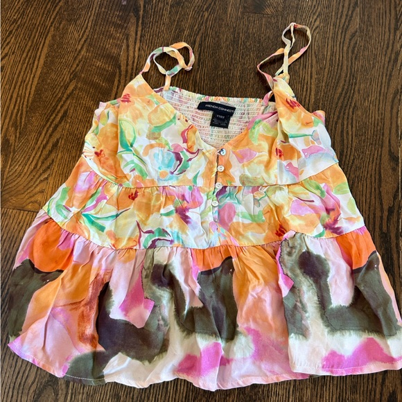 French Connection watercolor tank - Picture 1 of 3